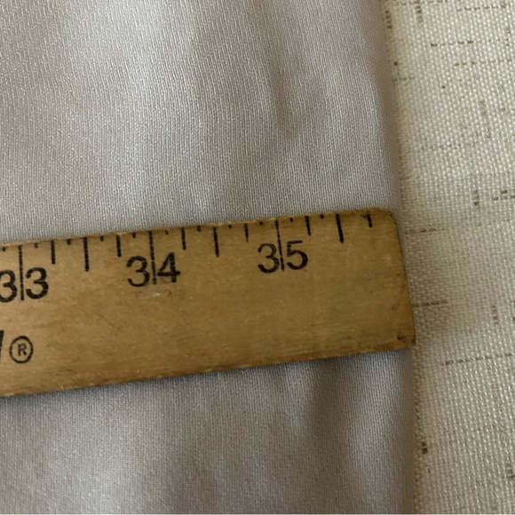 J Mclaughlin midi Bejeweled sleeves Cream Colored Dress Size 10 made in USA - Picture 5 of 13